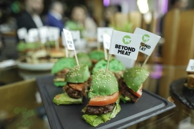 Beyond Meat is facing a challenging market in the US, but is expanding its presence in Europe. Image credit: Beyond Burger / Nordic Food