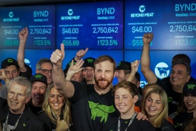 Beyond Meat’s very strong IPO performance underscores the investor interest in the alt-meat space ©GettyImages/Drew Angerer