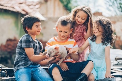 In a new study out of the UK, it was found that children were les likely to see a moral hierarchy between humans and animals. They were also less likely to categorise farm animals as food. GettyImages/pixelfit