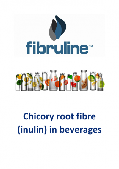Chicory root fibre (inulin) in trendy beverages