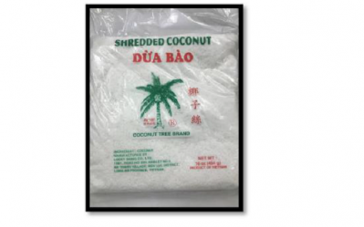 Evershing International Trading Company recalled Coconut Tree Brand Frozen Shredded Coconut