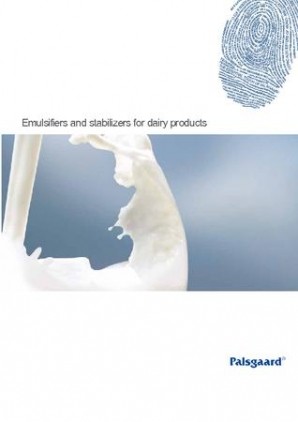 Emulsifiers and stabilizers for dairy products