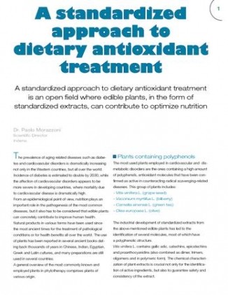 A standardized approach to dietary antioxidant treatment