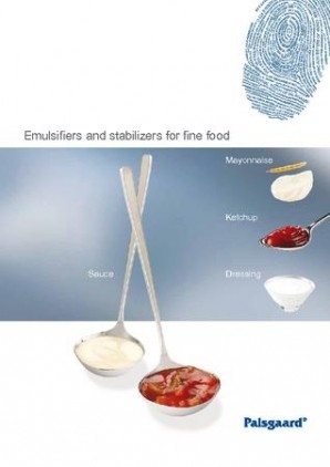 Emulsifiers and stabilizers for fine food