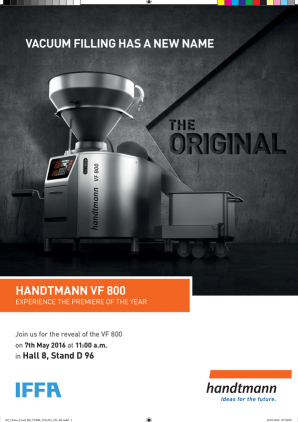 Vaccum Filling Reloaded. The New Handtmann VF 800