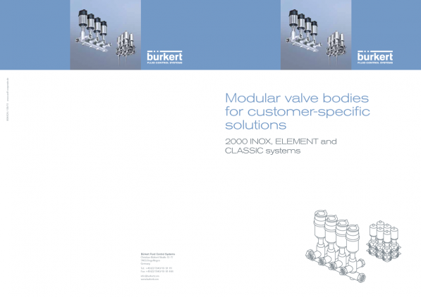 Modular Valve Bodies for Customer-Specific Solutions