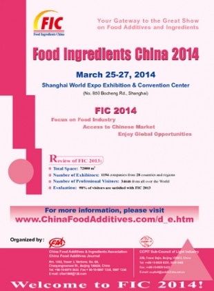 2014-Food Ingredients China 2014 