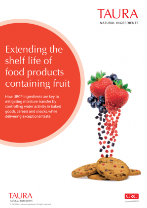 Extending the shelf life of dry food products containing fruit