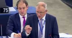 Vytenis Andriukaitis speaking at EP Plenary session 