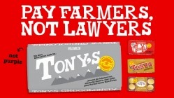 Tony's response to the Mondelēz injunction in Germany. Pic: Tony's Chocolonely