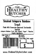 Smoked Kolapore Rainbow Trout label