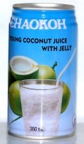 Chaokoh Young Coconut Juice with Jelly