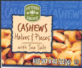 Potential glass in cashews