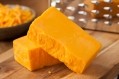 Mold in red cheddar cheese