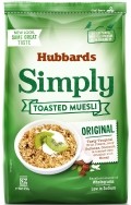 Hubbards brand Simply Toasted Muesli Original