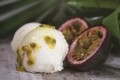 Passionfruit sorbet