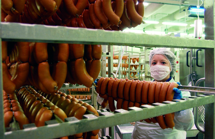 Bell Food Group manufacture a range of meat products including smoked sausage
