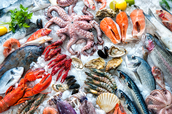 Why are sales of fresh fish and seafood floundering in Europe?