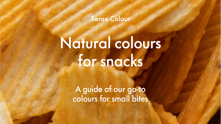Create sensational snacks with Sense Colour
